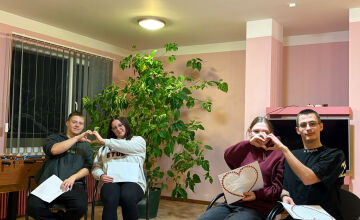 Sirsnīgais Valentīndienas pasākums dienesta viesnīcā