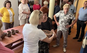 Svinīgā pieņemšana pie direktores Ritas Poles