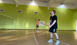 Badmintona sacensības jauniešiem