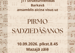 Pirmais ansambļa mēginājums
