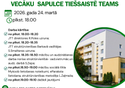 Vecāku sapulce tiešsaistē TEAMS